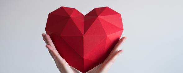 Cœur origami2